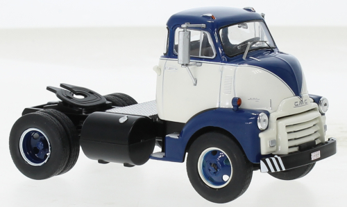 GMC 950 COE 1954 Wit/Donkerblauw - 1:43